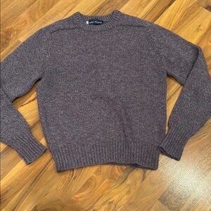 Sierra‎ designs women’s wool nylon blend sweater heathered purple women large